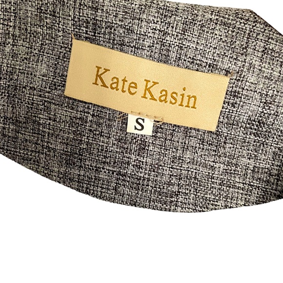 Gray, Ruched Blazer-Size Small - Picture 10 of 11